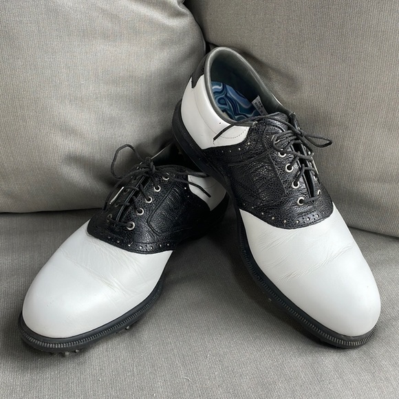 FootJoy Shoes Footjoy Mens Dryjoys Ecl Leather System Lace Up Oxford Style Golf Shoes Med